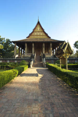 Haw Pha Kaew, Vientiane, Laosの写真素材