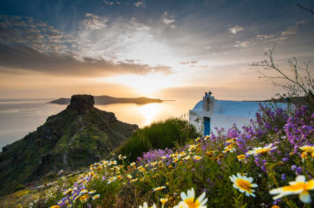 Santorini islandの写真素材