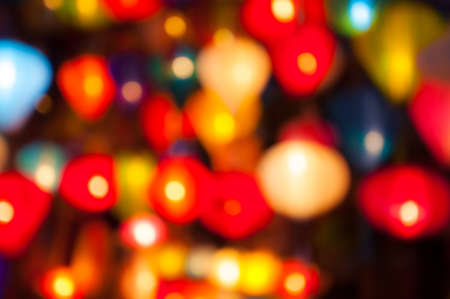 Blurred lantern backgroundの写真素材