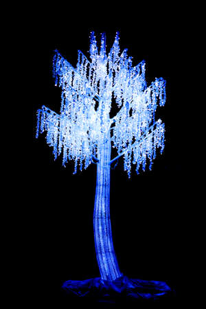 Defocased Christmas tree Lights for cards