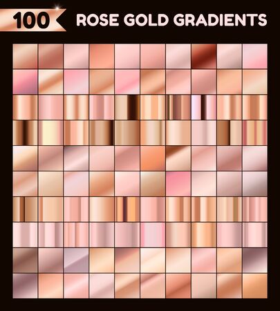 Big golden metallic gradient packのイラスト素材