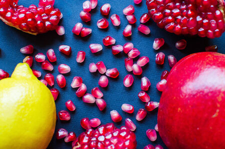 pomegranate lemonの写真素材