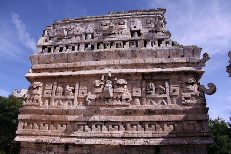 of the Mayan ruinsの写真素材