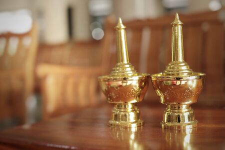 The gravel on the table.の写真素材