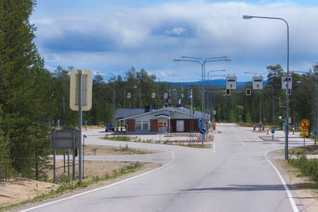 View from Lapland into Russia.の写真素材