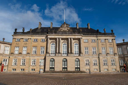 COPENHAGEN, DENMARK - CIRCA SEPTEMBER 2010: One of the four Royal palaces on Copenhagenのeditorial素材