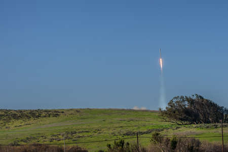 Lompoc, California, USA - January 14, 2017: Vandenberg Air Force Base where Spacex launched this...