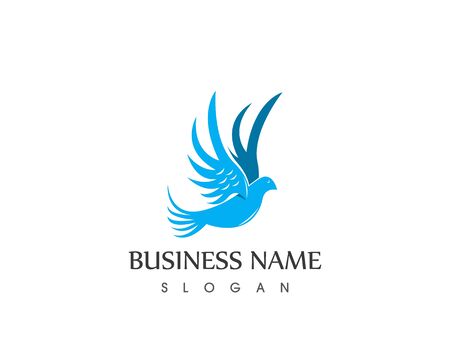 Dove logo design vector icon templateのイラスト素材