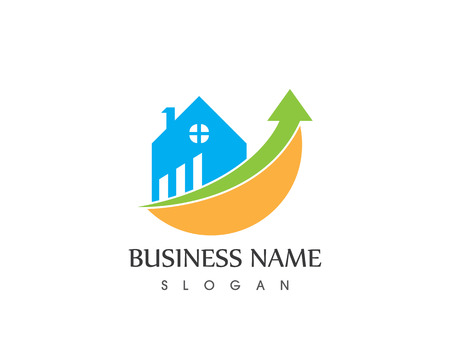 Finance office logo design templateのイラスト素材