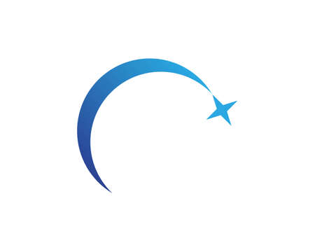 Star icon logo templateのイラスト素材