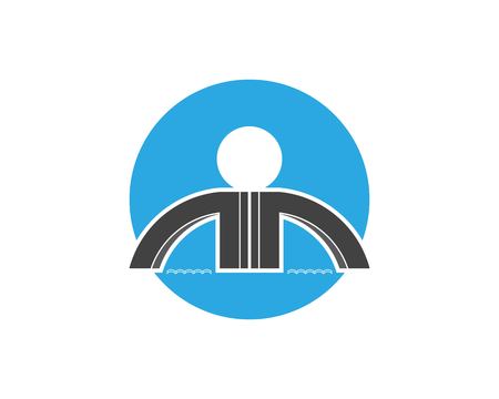 Business letter logo templateのイラスト素材