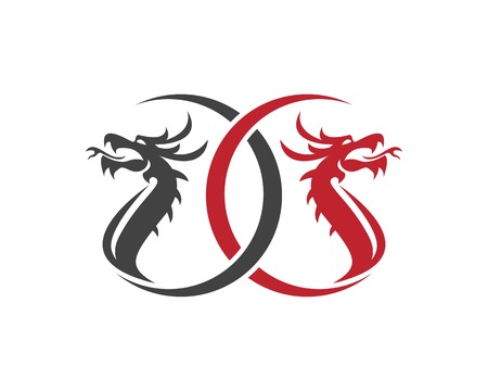 Dragon Logo Design Templateのイラスト素材