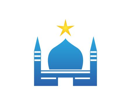 Mosque icon logo templateのイラスト素材