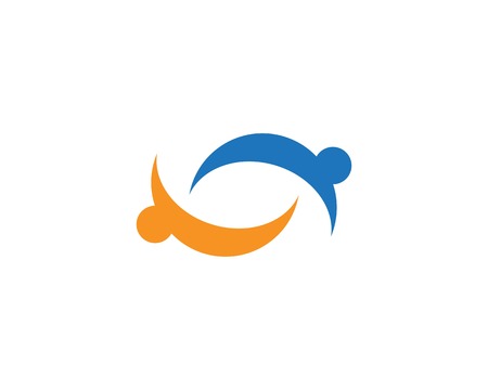 People care logo design templateのイラスト素材