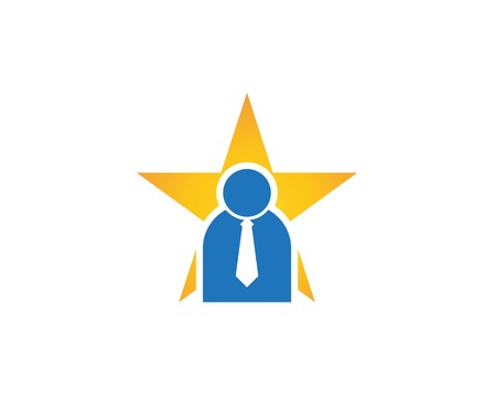 Star people logo designのイラスト素材