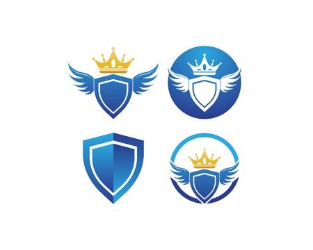 Shield logo design templateのイラスト素材