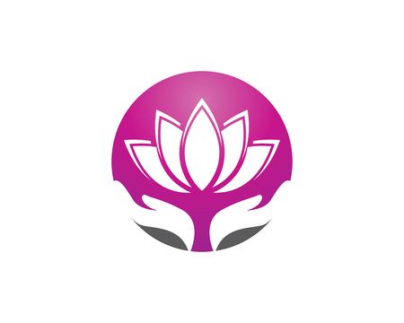 Flower beauty spa logo vector templateのイラスト素材
