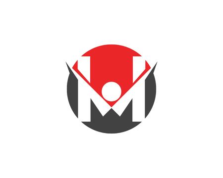 Business letter icon logo templateのイラスト素材