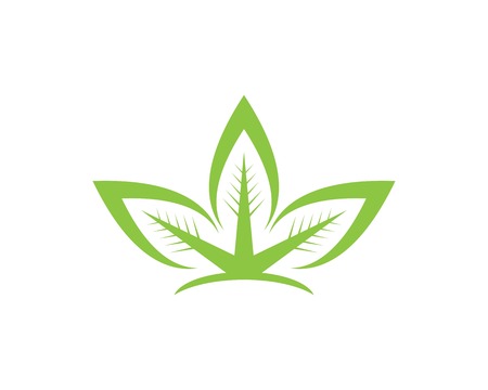 Nature leaf icon logo vector templateのイラスト素材