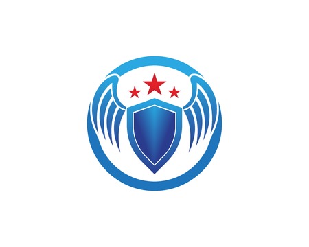 Bird wings icon logo vector templateのイラスト素材