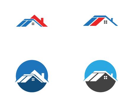 Real estate and building home logo templateのイラスト素材