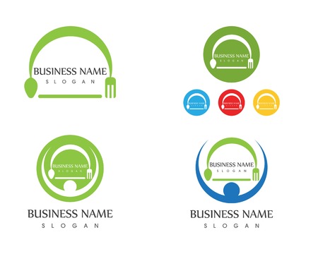 Restaurant icon business conceptのイラスト素材