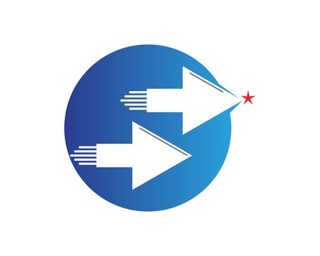 Business arrows logo vector templateのイラスト素材