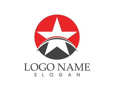 Stars icon logo design templateのイラスト素材