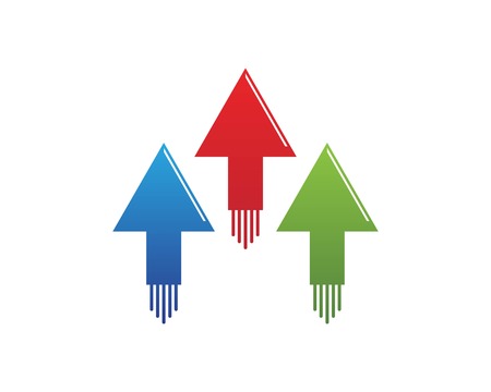 Business arrows logo vector templateのイラスト素材