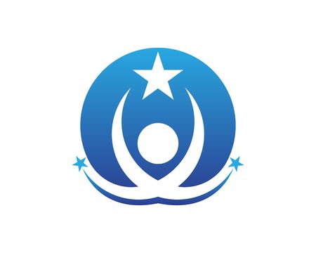 Health people care logo vector templateのイラスト素材