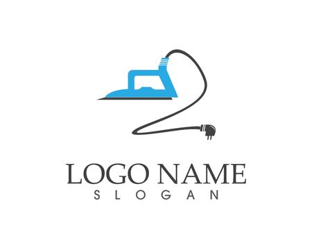 Iron logo design vectorのイラスト素材