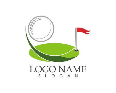 Golf icon logo design vector illustrationのイラスト素材