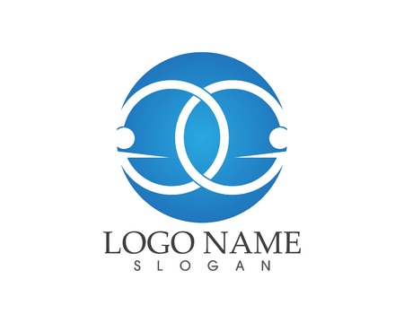 Business infinity logo designのイラスト素材