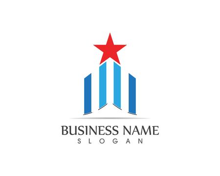 Real estate and home buildings logo icons templateのイラスト素材