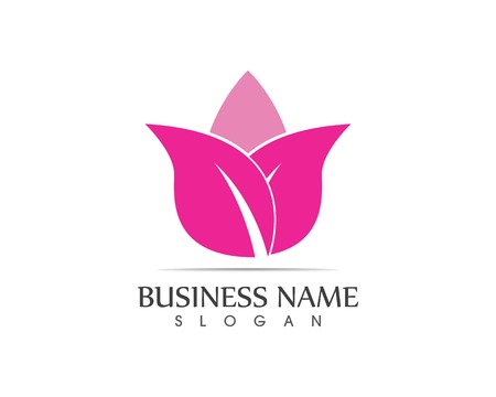 Flower beauty spa logo design conceptのイラスト素材
