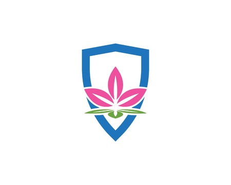 Flower beauty spa logo design conceptのイラスト素材