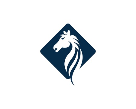 Horse logo design vector templateのイラスト素材