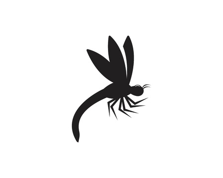 Dragonfly logo vector templateのイラスト素材