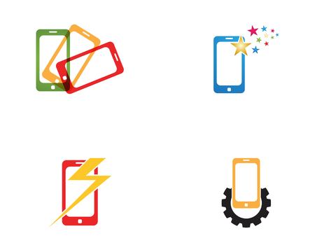 Smart phone logo templateのイラスト素材