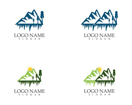 Mountain Logo Business Template Vectorのイラスト素材