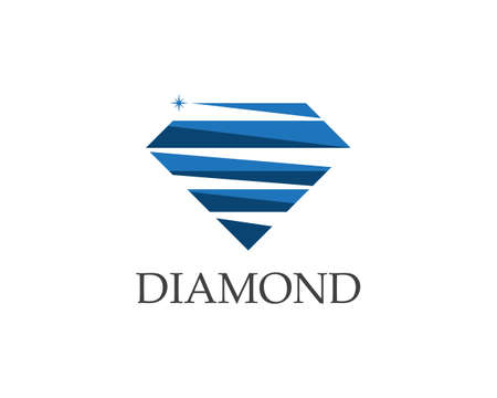 Diamond logo vector templateのイラスト素材