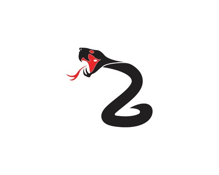 Snake icon logo vector illustrationのイラスト素材