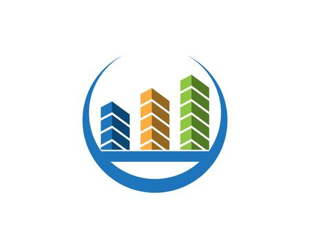 Business finance logo template vectorのイラスト素材