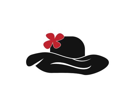 Hat icon logo vectorのイラスト素材