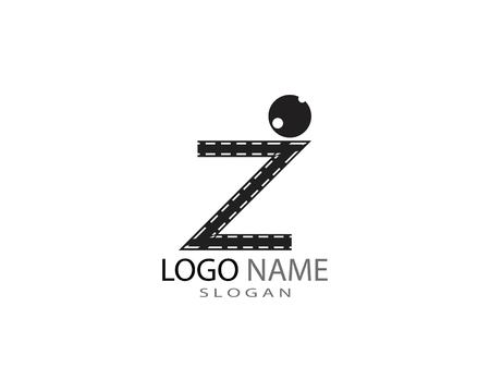 Film strip logo templateのイラスト素材