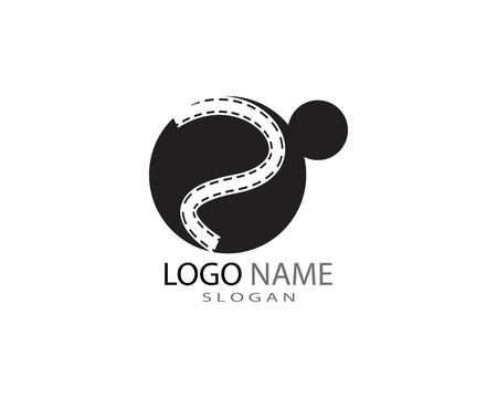 Film strip logo templateのイラスト素材