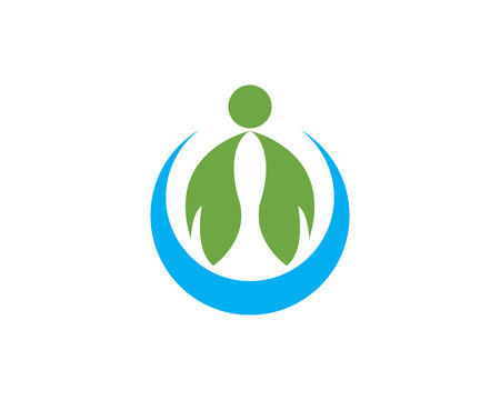 Health people care logo vector templateのイラスト素材