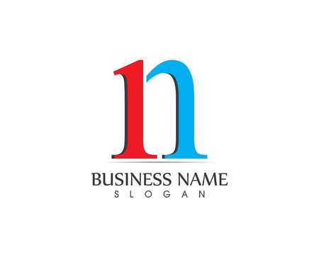 N Letter Logo Business Template Vector iconのイラスト素材