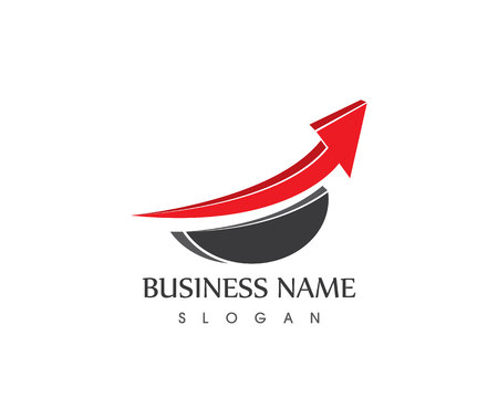 Business arrow logo vector templateのイラスト素材
