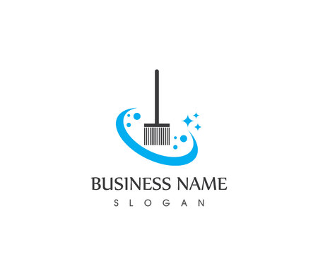 Cleaning service logo vector templateのイラスト素材